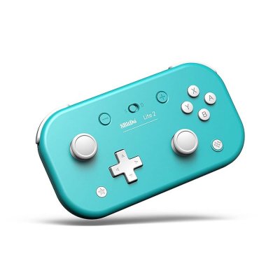8BITDO Lite 2 Turquoise Manette Bluetooth pour Nintendo Switch, Raspberry, Android et Windows