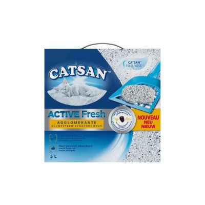 CATSAN Liti&egrave;re Active Fresh, 5 L - 