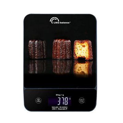 LITTLE BALANCE  - balance de cuisine 10 kg cannel&eacute;s - happy genius 10 usb - 8845 1244594