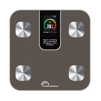LITTLE BALANCE  - imp&eacute;dancem&egrave;tre 180kg50g gris 8837 - 8837