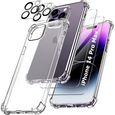 LITTLE BOUTIK  Coque Transparente - iPhone 14 Pro Max