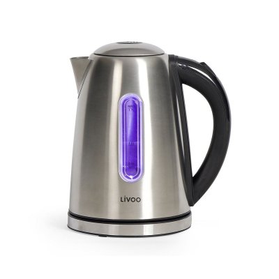 LIVOO  - Bouilloire en acier inoxydable - Gris