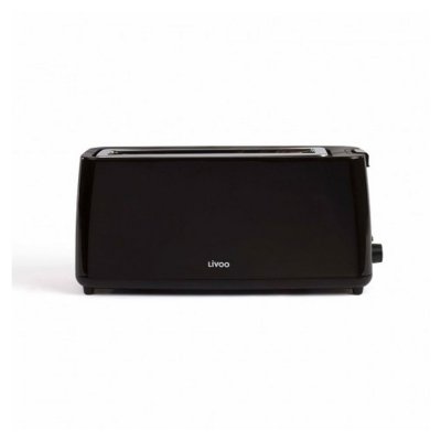  Livoo - Grille-pain large fente Couleur Noir - 900W DOD168N