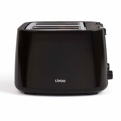  Livoo - Grille-pain quatre fentes Couleur Noir - 1500W DOD167N