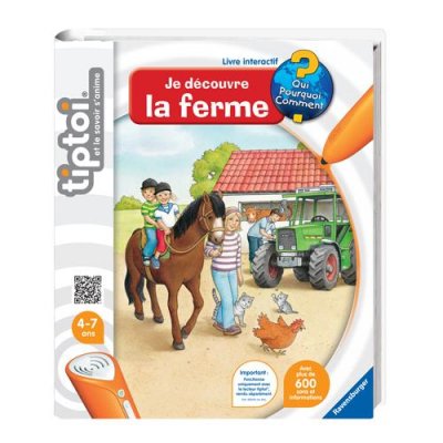 RAVENSBURGER Livre Tiptoi Je d&eacute;couvre la ferme  