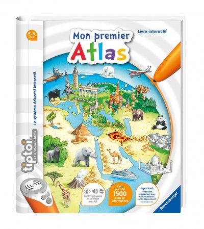 RAVENSBURGER Livre Tiptoi - Mon premier Atlas