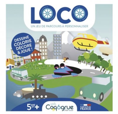 COQ6GRUE Loco - jeu de parcous &agrave; personnaliser LOC1912
