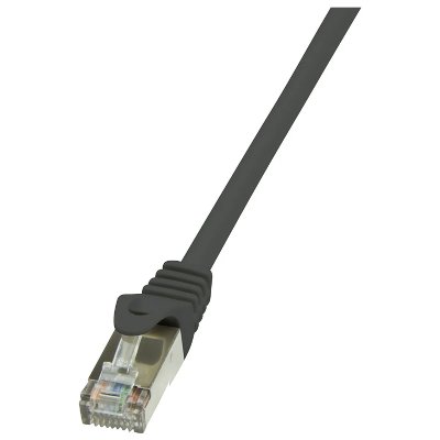 LogiLink EconLine C&acirc;ble r&eacute;seau Cat6 F/UTP AWG26 3 m Noir