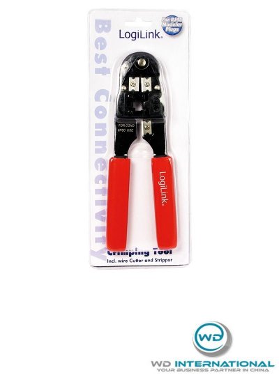 2DIRECT Logilink - Pince &agrave; sertir WZ0004 - rouge