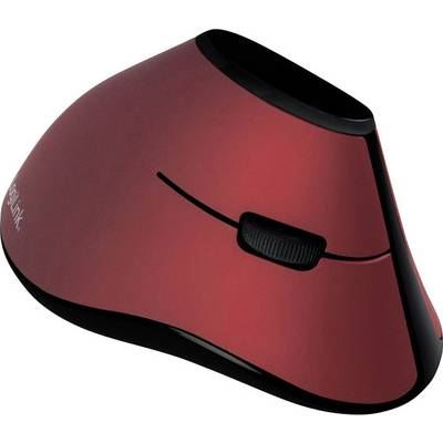 LOGILINK  souris sans fil verticale pour droitier (noir)rouge 4052792045680