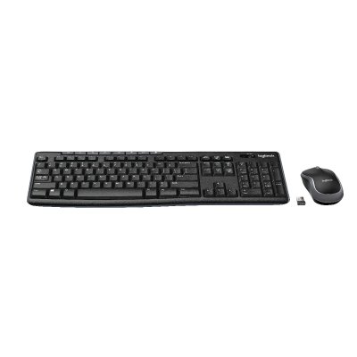 LOGITECH  Clavier Et Souris Sans Fil Mk270 UK QWERTY Black