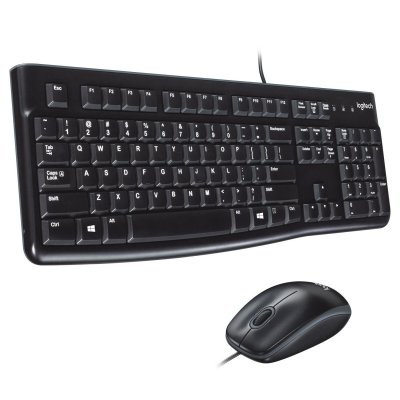 LOGITECH  desktop mk120 clavier usb qwertz suisse noir