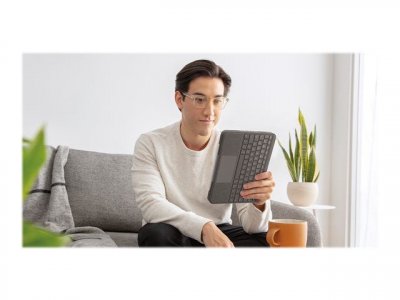 LOGITECH  Folio Touch Ipad Air 10.9&acute;&acute; Keyboard Cover Noir German QWERTZ