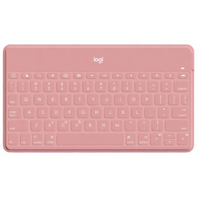 LOGITECH  Keys-To-Go Clavier, Clavier QWERTY UK - Rose