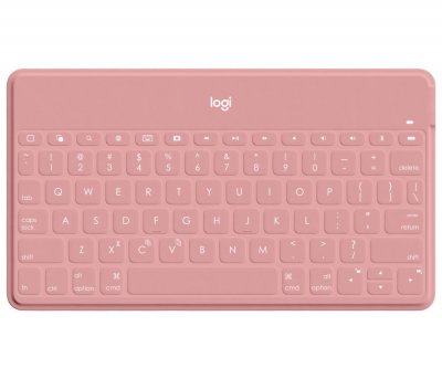 LOGITECH  Keys-To-Go Clavier sans Fil, Clavier QWERTY Italien - Rose