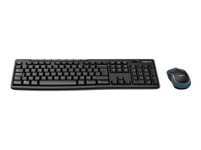 LOGITECH  MK270 clavier RF sans fil Fran&ccedil;ais Noir