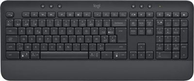 LOGITECH  Signature K650 clavier Bluetooth AZERTY N&eacute;erlandais Graphite Framboise