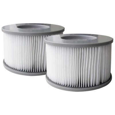 MSPA Lot de 2 cartouches filtrantes avec filet pour spa gonflable 