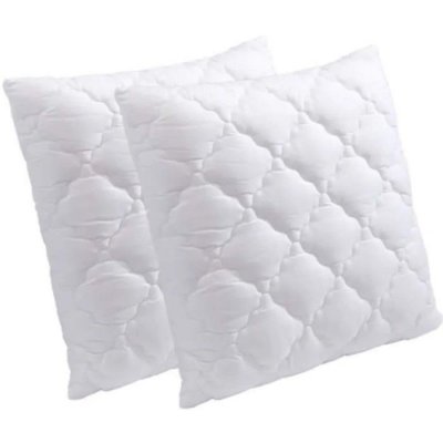PROMO LINGE Lot de 2 oreillers 65 x 65, Mousse &agrave; m&eacute;moire de Forme, Sp&eacute;cial Cervicale 