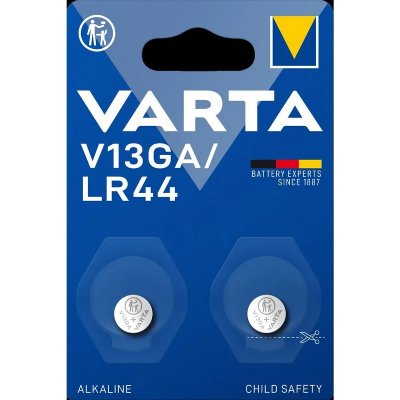 VARTA Lot de 2 Piles  Boutons V13GA/LR44