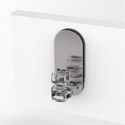 MOBOIS Lot de 2 supports sans per&ccedil;age barre de vitrage Petite fenetre, 8 mm transparent
