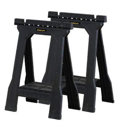 STANLEY Lot De 2 Tr&eacute;teaux Pliables Junior Charge 362Kg  ()