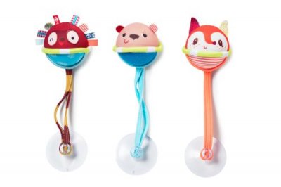 LILLIPUTIENS Lot de 3 Balles de bain 