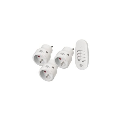 BRENNENSTUHL Lot De 3 Prises T&eacute;l&eacute;command&eacute;es Comfort-line Sans Fil