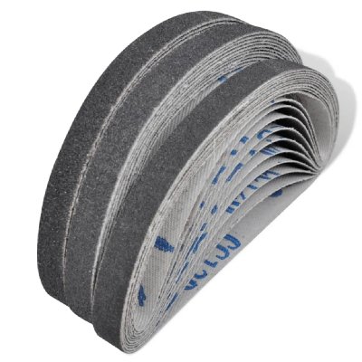 VIDAXL Lot de 30 courroies abrasives pour ponceuse &agrave; bande pneumatique 
