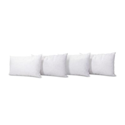 BELLECOUR Lot de 4 oreillers 45x70 Duvet & Plumes Mi-ferme