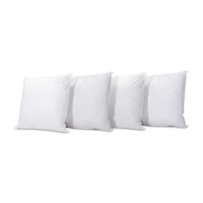 BELLECOUR Lot de 4 oreillers 65x65 Fibres creuses polyester
