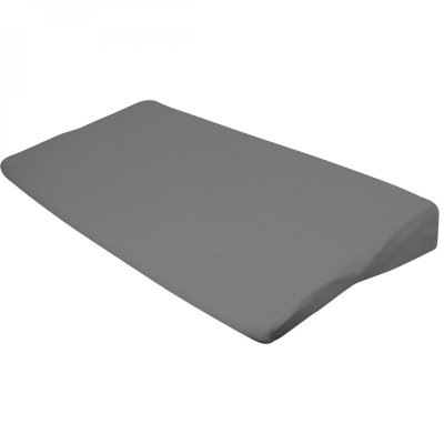  Lot de 5 draps housse 100% coton pour plan inclin&eacute; - 70 cm de large - Gris -