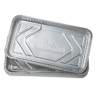 NAPOLEON Lot de 5 grands r&eacute;cipients &agrave; graisse pour barbecue 