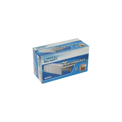 RAPID Lot de 5000 agrafes pour agrafeuse de compresseur  12, 12 mm