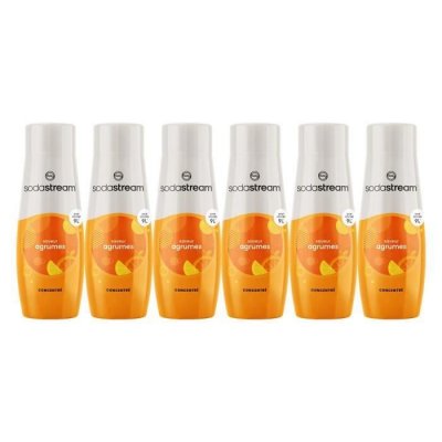 SODASTREAM Lot De 6 Concentr&eacute;s Saveur Agrumes  - 440ml