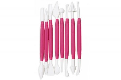 SCRAPCOOKING Lot de 8 outils p&acirc;te &agrave; sucre