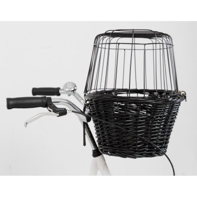 TRIXIE Lot panier pour v&eacute;lo  + gourde 500mL avec distributeur d'eau