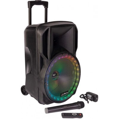 PARTY LIGHT & SOUND LOTRONIC Party 12LED - Enceinte sans fil Bluetooth - Noir