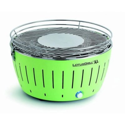 LOTUSGRILL  barbecue de table grill au charbon mod&egrave;le xl 43.5 cm lime