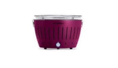 LOTUSGRILL  - Barbecue LILAS avec piles et c&acirc;ble d'alimentation USB