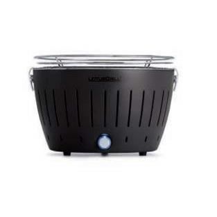 LOTUSGRILL  - Barbecue NOIR avec piles et c&acirc;ble d'alimentation USB