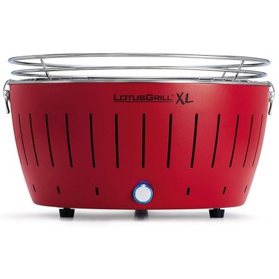 LOTUSGRILL  - Barbecue XL ROUGE avec piles et c&acirc;ble d'alimentation USB