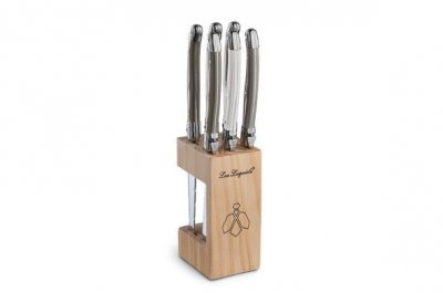 AMEFA Lou Laguiole Ensemble De Bloc &Agrave; Couteaux &Agrave; Steak 7 Pcs Multicolore