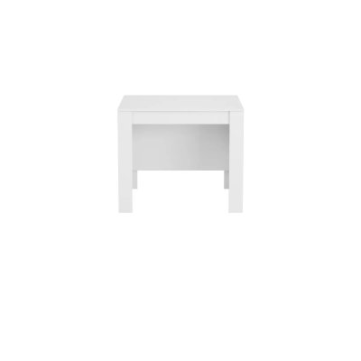 Loungitude - Table &agrave; manger extensible L51/237 cm - Blanc brillant