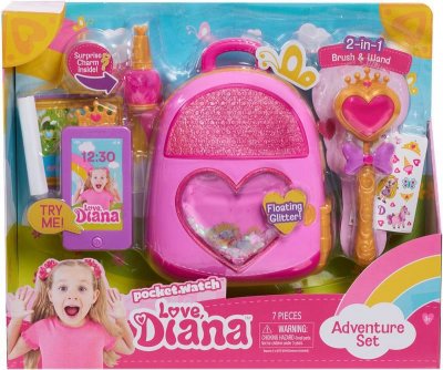 GP TOYS LOVE DIANA Sac &agrave; Dos Aventures avec Accessoires, LVE05000