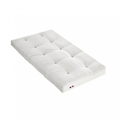 CAMIF LOVEA Matelas Futon Coton &eacute;cru 140x190