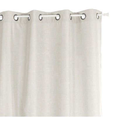 Lovely Casa Rideau &agrave; &OElig;illets, Polyester, Lin, 260x140 cm
