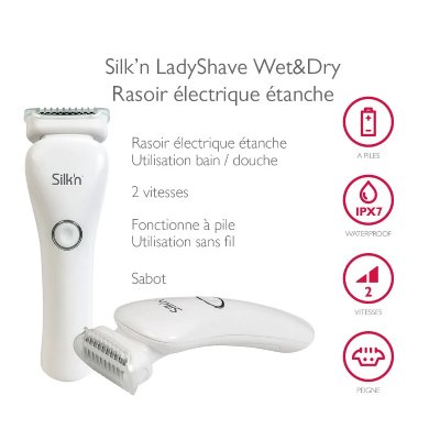 SILK N LSW1PE1001 LadyShave Wet&Dry - Silk'n