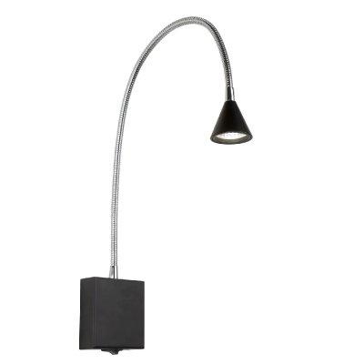 LUCIDE  BUDDY - Lampe De Chevet - LED - 1x3W 4000K - Noir