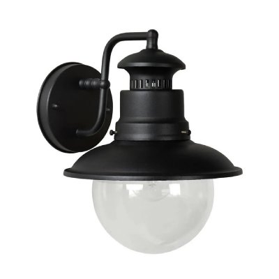 LUCIDE  FIGO - Applique Murale Ext&eacute;rieur - &Oslash; 21,5 cm - IP44 - Noir